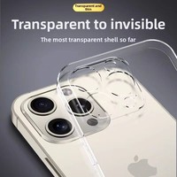 Pour iPhone 17 Pro Max et iPhone 16 – Lot de coques transparentes antichoc pour iPhone 15 Plus, 14/13/12/11/X/XS/Air