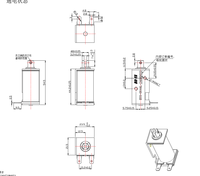 Électroaimant miniature à cadre coulissant BO-YA BYO-0844 24V 48W à fixation par vis type C pour la vente en gros