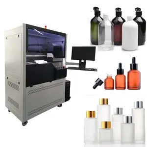 360 Spindelmachine UV-Printer High-End Wijnfles Parfum Fles Print Embossing Glanzend Effect Navulling Parfum Fles