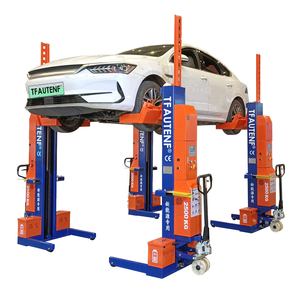 Elevador Móvil de <span class=keywords><strong>4</strong></span> Postes y 10 Toneladas para Vehículos Eléctricos y Camiones - Alimentado por Batería, No Requiere Cimentación - Diseño Exclusivo 2024 - Product Image 2