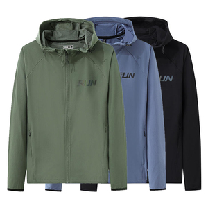 Custom Colorblocking Water Resistant Windbreaker <b>Running</b> Hiking Mens <b>Jacket</b> With Hooded - Product Image 4