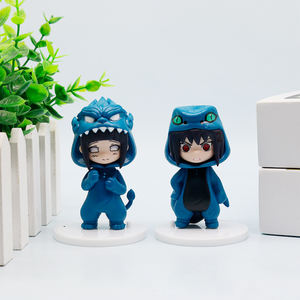 Japon Anime Sevimli Çizgi Film Ninja Aksiyon Figürü 3D Oyuncak Bebekler Toptan Araba Süsü Aksiyon Figürleri Seti Aksesuarları Hediyeler - Product Image 3