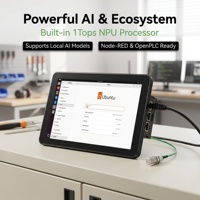 Tablette industrielle 10,1 pouces avec RS232/RS485/CAN/GPIO/4G LTE/Ubuntu 24.04 Linux, écran tactile industriel HMI 10,1 pouces