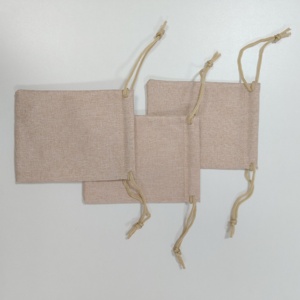 Sacs en <span class=keywords><strong>jute</strong></span> réutilisables personnalisables <span class=keywords><strong>de</strong></span> 10*14 cm, petits sacs <span class=keywords><strong>de</strong></span> courses en <span class=keywords><strong>toile</strong></span> <span class=keywords><strong>de</strong></span> <span class=keywords><strong>jute</strong></span> pour usage domestique - Product Image 4