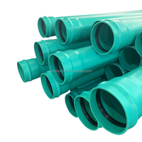 Tuyau de drainage principal en PVC-UH SDR 35 flexible haute pression anti-corrosion 4'' x 4'' longueur 4m/6m en plastique durable