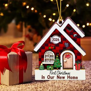 La Nostra Nuova Decorazione per la Casa per il Primo <span class=keywords><strong>Natale</strong></span> del 2026, Decorazioni per la Casa - Regali di Inaugurazione Casa, Nuova Casa, Regali per la Nuova Abitazione - Product Image 2
