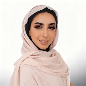 Bufanda de poliéster ligera transpirable de alta calidad Hijab para mujeres musulmanas moda de verano - Product Image 3