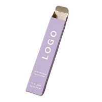 Boîte d'emballage cosmétique personnalisable avec gaufrage, dorure à chaud, papier couché blanc, revêtement UV pour vernis à ongles, huile, rouge à lèvres