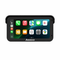 Écran de navigation moto Aoocci C6 Pro avec CarPlay, Android Auto, enregistrement en boucle, TPMS, BSD, vidéo HD 2K, WiFi pour toutes les motos
