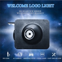 Luz LED Personalizada para Espejo Retrovisor Lateral de Coche, Diseño de Sombra Fantasma, 5W, Lente de Cristal, Conexión Directa, Nueva Condición