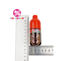 Mini bouteille de soda Cola Bonbons liquides Commande OEM Halal Custom Sour Sweet Kekebi Licking Rolling Ball Confiture Bonbons liquides