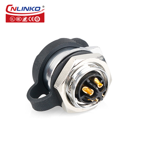 Cnlinko M16 10A DC AC cung cấp điện cáp kết nối không thấm nước IP68 4 <span class=keywords><strong>pin</strong></span> kim loại và nhựa nối <span class=keywords><strong>LED</strong></span> chiếu sáng cắm ổ cắm - Product Image 5