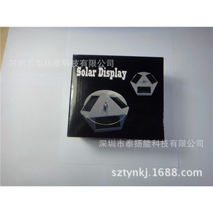 XRF Solar Powered Hexagonal <b>Display</b> Stand 130x110x70mm ABS Jewelry Rack <b>Case</b> <b>Display</b> - Product Image 1