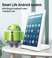 Tablet Android Bentuk L, Penilaian Umpan Balik Pelanggan, POE, RJ45, NFC, Kamera, Tablet Android Desktop untuk Bank, Hotel, Restoran