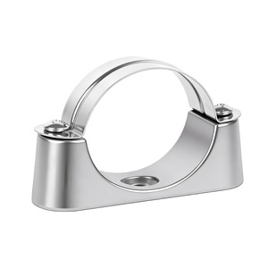 Thai Hua Stainless Steel Pipe Clamp Single Pipe Clamps Metric Polished Finish Wall Mounting For General Industry - Product Image 1
