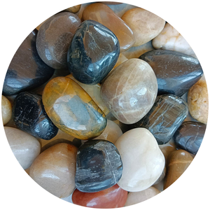 Factory <strong>Direct</strong> High-Polished Black Natural Stone Cobble River Rock Landscape Stone for Outdoor Decoration - Product Image 2
