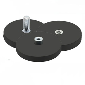 Aimant en néodyme recouvert de caoutchouc avec support à vis, filetage externe/intérieur, ventouse magnétique, outil de fixation magnétique pour voiture, LED - Product Image 1