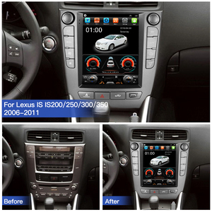 วิทยุ HFMidia หน้าจอแนวตั้ง 10.4 นิ้ว พร้อมบลูทูธ สำหรับ Lexus IS IS200 IS250 IS300 IS350 เครื่องรับเสียงในรถยนต์ - Product Image 5