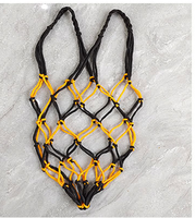 Sac de transport en filet de nylon portable pour football, basketball, volley-ball, sports de plein air