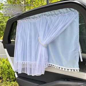 Parasol de <span class=keywords><strong>Coche</strong></span> de Dos Capas Estilo Minimalista para Bebés, <span class=keywords><strong>Protector</strong></span> <span class=keywords><strong>Solar</strong></span> para <span class=keywords><strong>Coche</strong></span> con Ventosa para Ventana Lateral y Asiento Trasero - Product Image 4