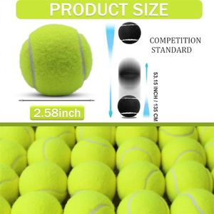 Pelotas de Tenis de Caucho Natural Profesional, Venta al Por Mayor, Personalizables, Coloridas, para Playa, Práctica, Juguetes para Mascotas - Product Image 3
