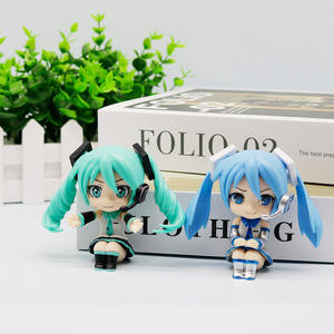 Set de Figuras de Acción de Anime Adorable Cantante de Dibujos Animados Hatsune Miku Juguetes al Por Mayor Ornamento de Mesa para Pastel Colgante Regalos para Niños - Product Image 6