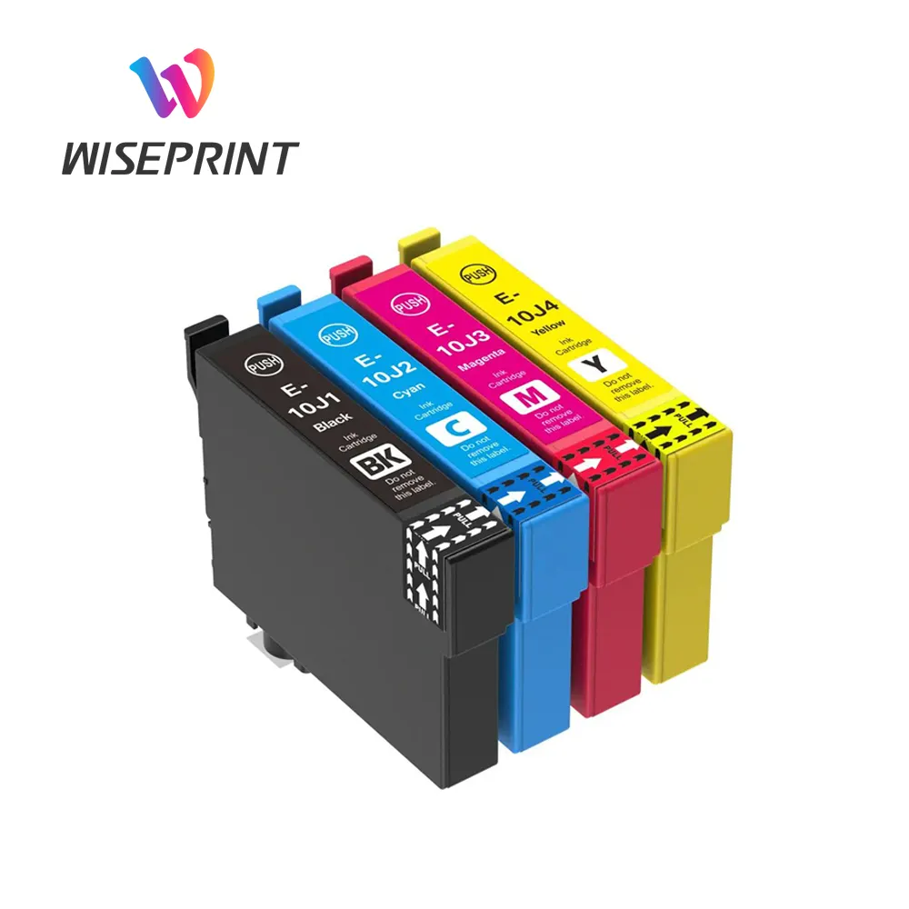Wiseprint 10J T10J T10J1 T10J2 T10J3 T10J4 Premium renkli mürekkep püskürtmeli mürekkep kartuşu için Epson XP-2200 XP-2205 yazıcı