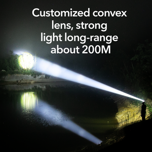 2026 New Arrival Super Brighter 30W 70W Handheld Portable Aluminum Alloy Chargeable LED <strong>Headlamp</strong> For Outdoor Adventures - Product Image 6