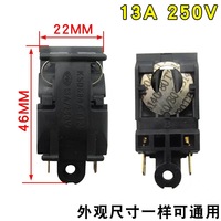 Interrupteur thermostatique en acier inoxydable ST, 1NO1NC, 250V, tension maximale, 16A, courant maximal, IP55, étanche, bouton poussoir, durée de vie de 10 000 cycles