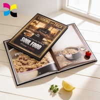 Livre de recettes de cuisine de luxe personnalisé en carton écologique à couverture rigide pour la famille, avec dorure à chaud, prix de gros fabricant