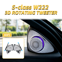 Pasokan Langsung Pabrik Tweeter Speaker Rotary 3D untuk Mercedes W222 S-Class 64 Warna Lampu Ambient Siap Kirim