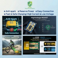 3S 4S 6S 8S 10S 12S 16S 40A BMS Kompak LiFePO4 Li-ion 18650 Pemutus Suhu Tinggi Monitor Aplikasi Sistem Baterai Pintar Generator Tenaga Surya
