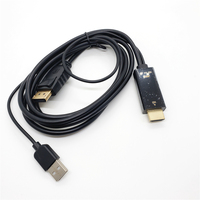 Cable HDMI a DisplayPort de 1.8M, 6FT, 4K 60HZ, Adaptador Convertidor HDMI 2.0 a DP con Cable de Alimentación USB para PS5, PS4 Pro, PC, Laptop