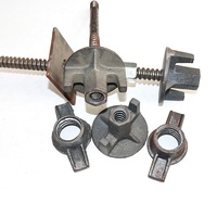 Kit de biellettes filetées avec écrou, barre filetée, tige métallique pour tuyaux, construction, béton, accessoires de coffrage en acier
