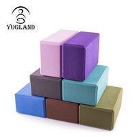 Bloc de yoga en mousse EVA épaisse écologique avec logo personnalisé pour la danse douce, la musculation haute densité et une proprioception confortable