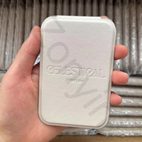 Miroir de maquillage portable personnalisé Zonyin, pliable, couleur unie, en cuir PU, simple, mini, compact, mignon, miroir de poche pour femme, fille, cadeau