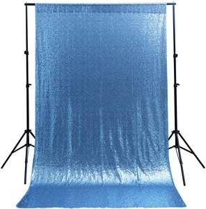 ผ้าม่านเลื่อมสีฟ้าท้องฟ้า8FT x 2ft มีสไตล์ตกแต่งงานปาร์ตี้งานคอนเสิร์ตงานแต่งงานงานพรอม - Product Image 6