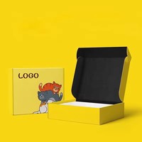 Boîtes d'expédition en carton ondulé réutilisables personnalisées avec logo et design couleur sur mesure