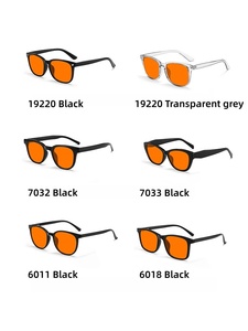 Montatura Ottica Classica in TR90 <span class=keywords><strong>con</strong></span> <span class=keywords><strong>Lenti</strong></span> Rosso-Arancioni, Logo Personalizzato, <span class=keywords><strong>Occhiali</strong></span> Unisex <span class=keywords><strong>Anti</strong></span> <span class=keywords><strong>Luce</strong></span> <span class=keywords><strong>Blu</strong></span> per Visione Notturna e Sonno - Product Image 4