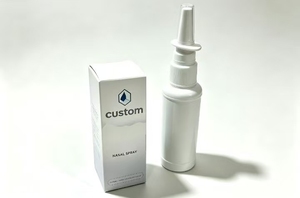 Boîte à double fente haut de gamme pour emballage de spray nasal, personnalisable avec gaufrage et débossage, vente en gros usine - Product Image 3