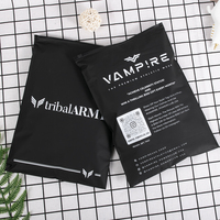 Bolsa de Plástico Negra Mate Personalizada con Cierre Ziplock, Ecológica, Biodegradable, con Cierre Ziplock Esmerilado