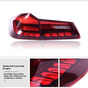 Luces Traseras OLED Modificadas para Serie 5, Negras y Rojas, G30 G38, Modificación de Auto, Luces Traseras LED G38 Serie 5 - Product Image 4