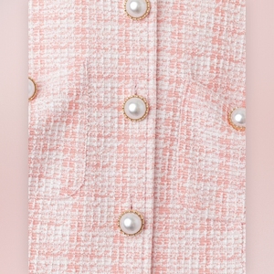 เสื้อแขนยาวลายสก๊อตสำหรับผู้หญิง (ไม่รวมเข็มขัด) พร้อมกระโปรงจีบ ชุดลำลอง 2 ชิ้น แฟชั่น - Product Image 6