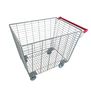 Carrito de Supermercado de 340L, Resistente, con Ruedas Giratorias Silenciosas, de Gran Capacidad, para Uso Comercial, Juego Completo Profesional - Product Image 3