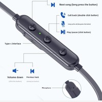 Écouteurs sans fil intra-auriculaires authentiques E20 5.0, étanches IPX6, chipset Jerry, contrôle tactile, type-C, chargement 5-10