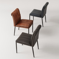 Chaise de salle à manger en métal rembourrée de style minimaliste italien, couleur marron, adaptée aux restaurants, hôtels, appartements et bureaux
