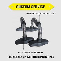 Barres de pompes portables OKPRO pour musculation et fitness avec poignées en mousse, logo personnalisé, vente en gros usine
