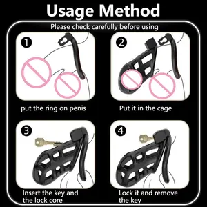 Yumuşak Bekaret Kafesi Penis Kafesi Su Geçirmez Üretral Bekaret Kafesi Kadınlar için Yetişkin Oyuncakları Çift Yetişkin - Product Image 3