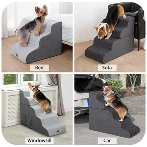 Aangepaste moderne hondentrappen met meerdere hoogtes, comfortabel, duurzaam en stabiel voor kleine honden - Product Image 4