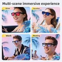 Nouvelles lunettes intelligentes GV-90 UV400 avec contrôle par bouton-poussoir, gradation intelligente, lecture de musique, traduction IA et appels Bluetooth